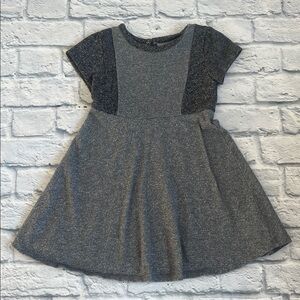 GAP Kids Dress in Charcoal and Heather Gray